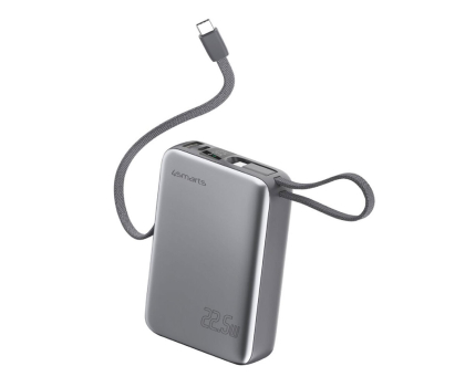 Powerbank 4smarts Powerbank Pocket Dual Cord 10000mAh 22.5W z  kablem USB-C